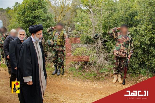 تصاویر کمتر دیده شده از بازدید ابراهیم رئیسی از پایگاه حزب الله در جنوب لبنان