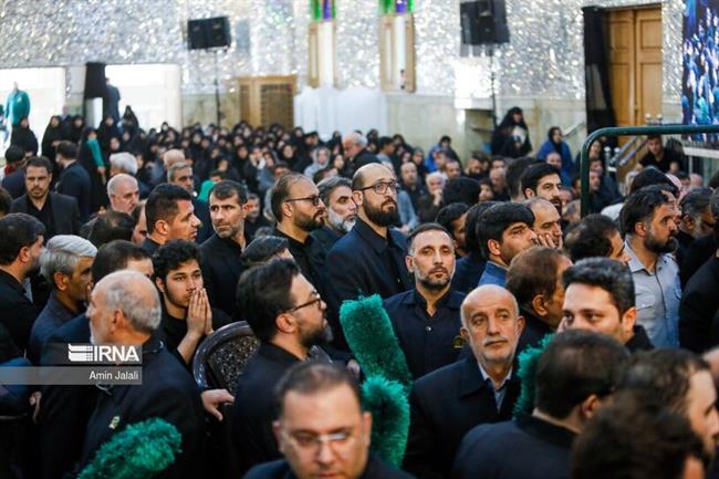 تشییع و تدفین شهید «حسین امیر عبداللهیان» در حرم عبدالعظیم