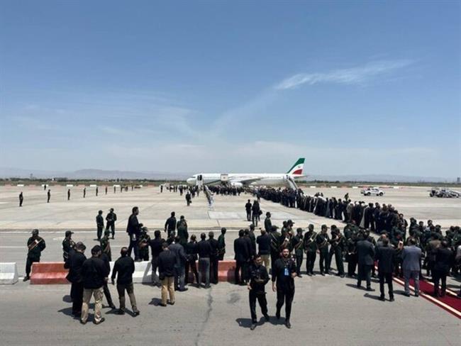 مراسم تشییع رئیس‌جمهور فقید در مشهد