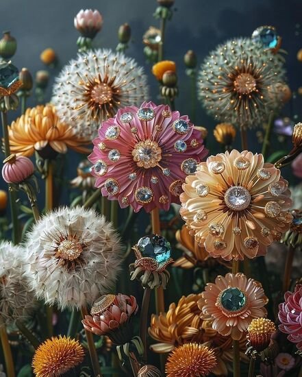 گل‌های جادویی: هنر هوش مصنوعی در آراستن طبیعت