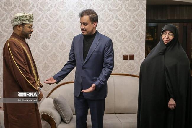 حضور وزیر خارجه عمان در منزل امیرعبداللهیان 