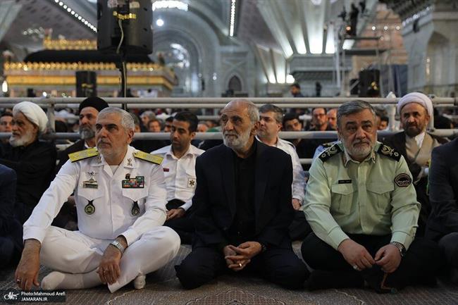 حضور شخصیت های سیاسی و لشکری در سی و پنجمین سالگرد ارتحال حضرت امام خمینی«ره»
