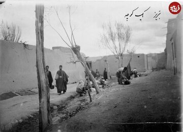 قلیان کشیدن زن 105 ساله دماوندی در عصر قاجار/ عکس