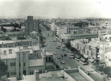 تهران قدیم ؛ تصویر کمتر دیده شده از میدان حر 67 سال قبل/ عکس