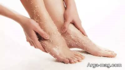 استفاده از نمک برای نرم شدن پوست پا