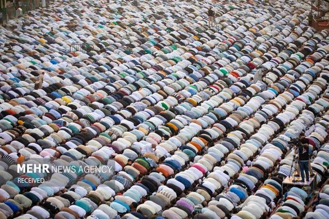 نماز عید قربان در کربلای معلی