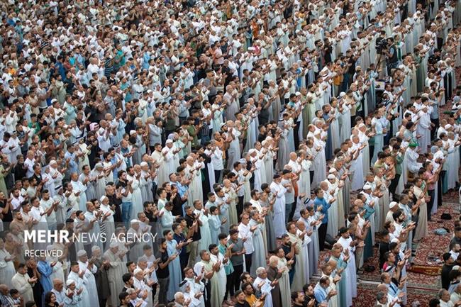 نماز عید قربان در کربلای معلی