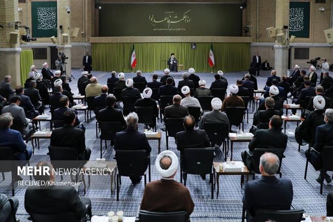 دیدار مسئولان قوه قضائیه با رهبر معظم انقلاب اسلامی