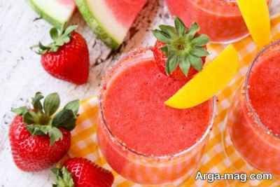 طرز تهیه لیموناد توت فرنگی نوشیدنی خنک و محبوب تابستانی