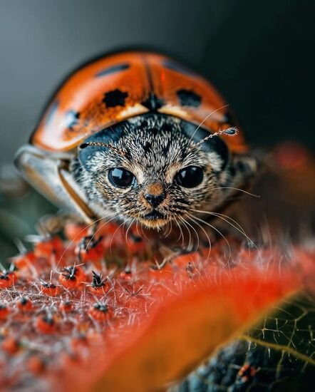دنیای گربه ای: اگر حیوانات و حشرات چهره گربه داشتند