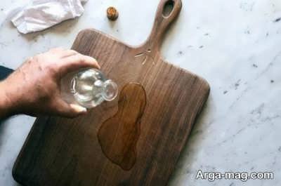 نو کردن ظروف چوبی به کمک آب و مایع ظرفشویی