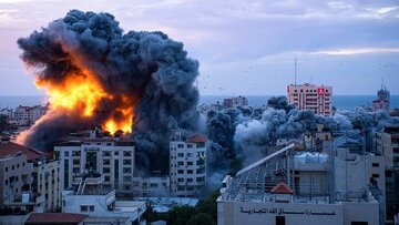 ادامه حملات رژیم صهیونیستی به محله الشجاعیه/ حملات موشکی مقاومت به غلاف غزه