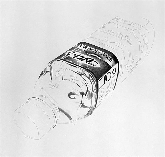 نقاشی بطری آب: چالشی ظریف برای هنرمندان