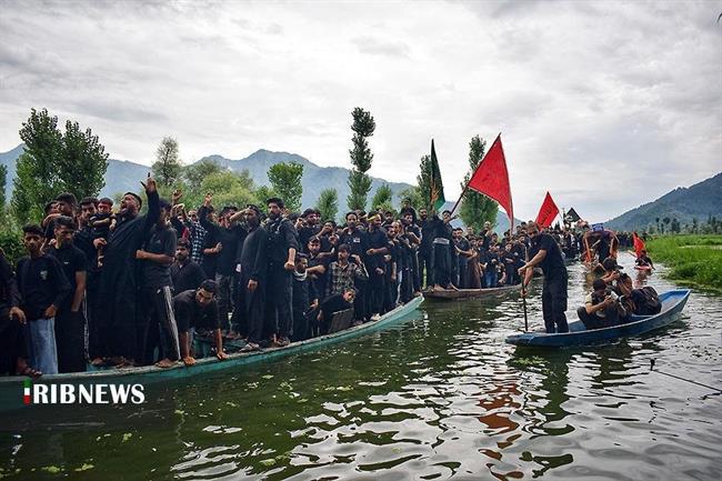 عزاداری عاشورایی در قلب دریاچه دال: سنتی 180 ساله در کشمیر هند