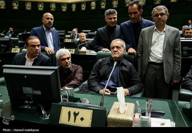 آخرین عکس مسعود پزشکیان در صندلی «شماره 120» مجلس