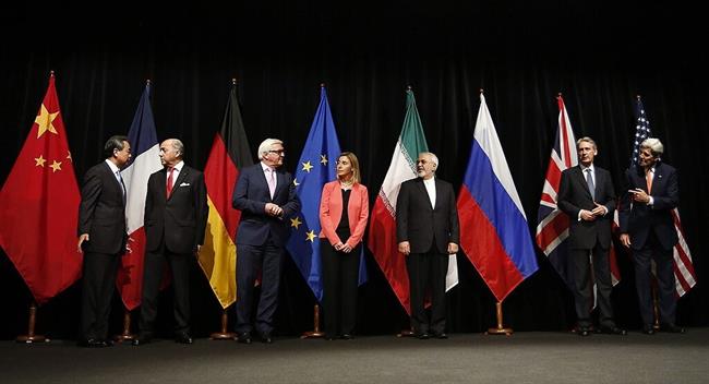 اعلام دست یابی به توافق برجام با حضور وزیران خارجه ایران و گروه 1+5 در وین اتریش