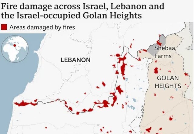 حجم ویرانی‌های لبنان پس از حمله اسرائیل/عکس