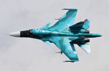 جنگنده سوخوی 34 روسیه سقوط کرد