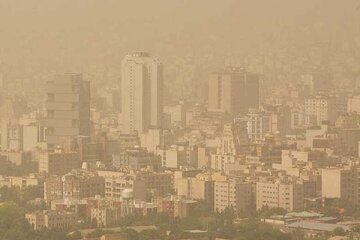 هوای تهران قرمز شد