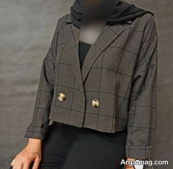 انواع کت زنانه کوتاه چرم، کتان، نخی و ...