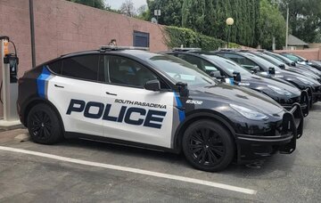رونمایی از خودروهای جدید پلیس در کالیفرنیا / عکس