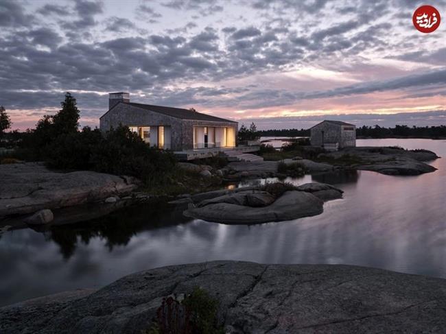 معماری جذاب رویایی‌ترین خانۀ کانادا در یک جزیرۀ صخره‌ای(+عکس)