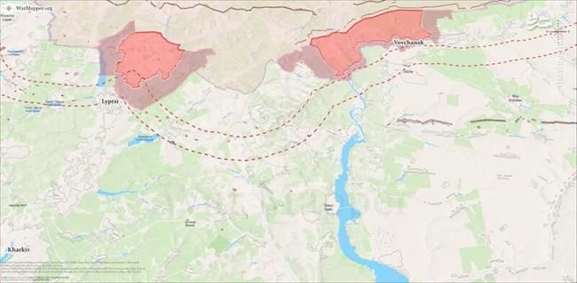 نگاهی به آخرین وضعیت محور جدید درگیری در شمال اوکراین/ پوتین دست بردار تصرف شهر خارکیف نمی‌شود +نقشه و تصاویر