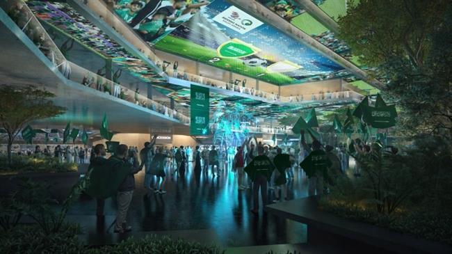 طرح خارق‌العاده بن‌سلمان برای ساخت ورزشگاه جام‌جهانی در پروژه نئوم