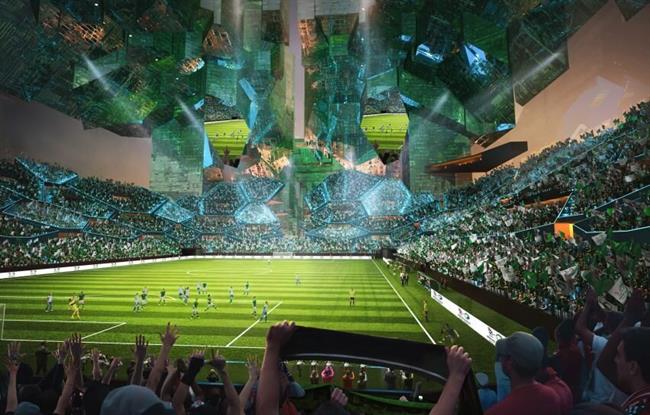 طرح خارق‌العاده بن‌سلمان برای ساخت ورزشگاه جام‌جهانی در پروژه نئوم