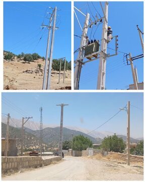بهینه سازی شبکه برق رسانی در 4 روستای بخش بازفت