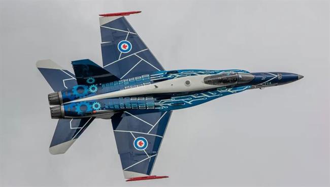 نمایش هوایی خیره کننده تیم CF18 در RIAT 24