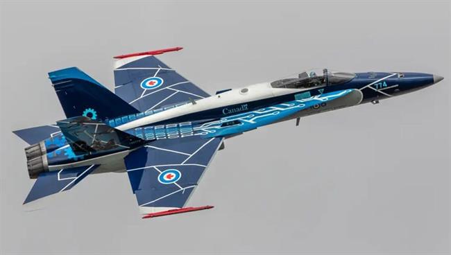 نمایش هوایی خیره کننده تیم CF18 در RIAT 24