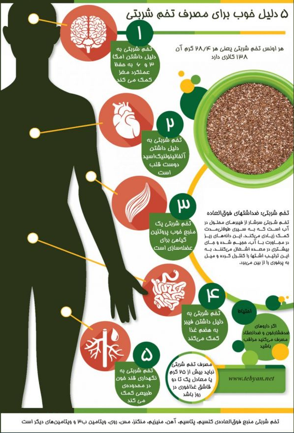 5 دلیل خوب برای مصرف تخم شربتی