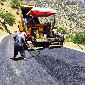 آسفالت بیش از 25کیلومتر راه‌های روستایی چهارمحال وبختیاری