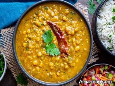 طرز تهیه کاری لپه غذای هندی و خوشمزه بدون گوشت