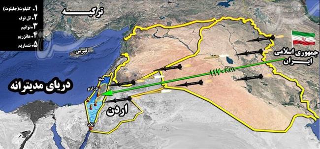 شکست پروژه نظم جدید واشنگتن با عملیات وعده صادق 2 / حفظ معادلات و توازن قوا در غرب آسیا با موضع تهاجمی تهران + نقشه میدانی و عکس