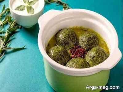 طرز تهیه کوفته سبزی