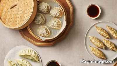 طرز تهیه دامپلینگ غذای کره ای ساده