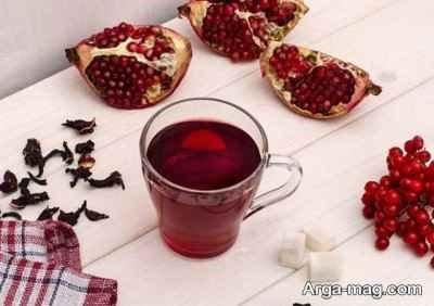 طرز تهیه دمنوش انار و دارچین