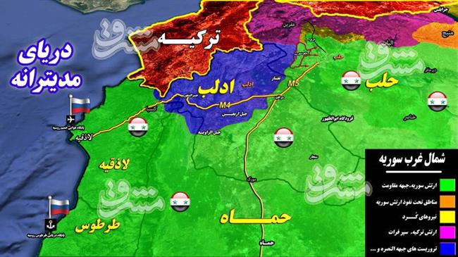 شعله‌ور شدن درگیری‌ها در شمال سوریه / آخرین خبرها از درگیری‌های سنگین با گروهک‌های تروریستی در غرب شهر حلب + نقشه میدانی 