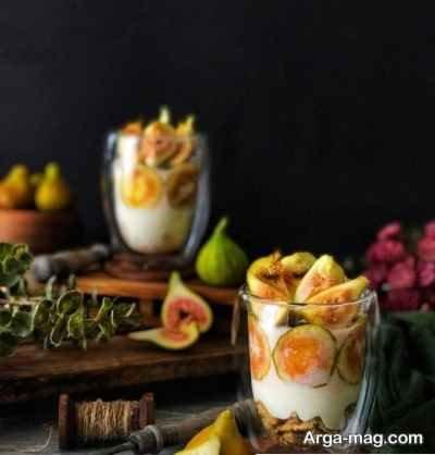 طرز تهیه دسر انجیری