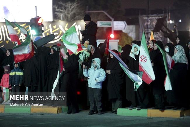 تجمع مردمی برای مطالبه وعده صادق 3 در مشهد