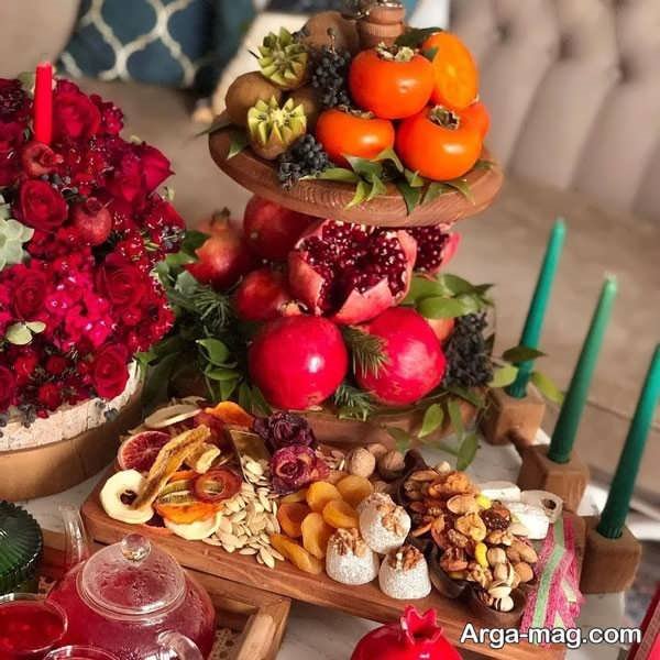 تزیین شب یلدای دوست داشتنی برای عروس 