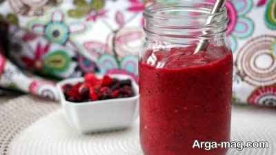 طرز تهیه اسموتی ترش خوش رنگ و خوش طعم