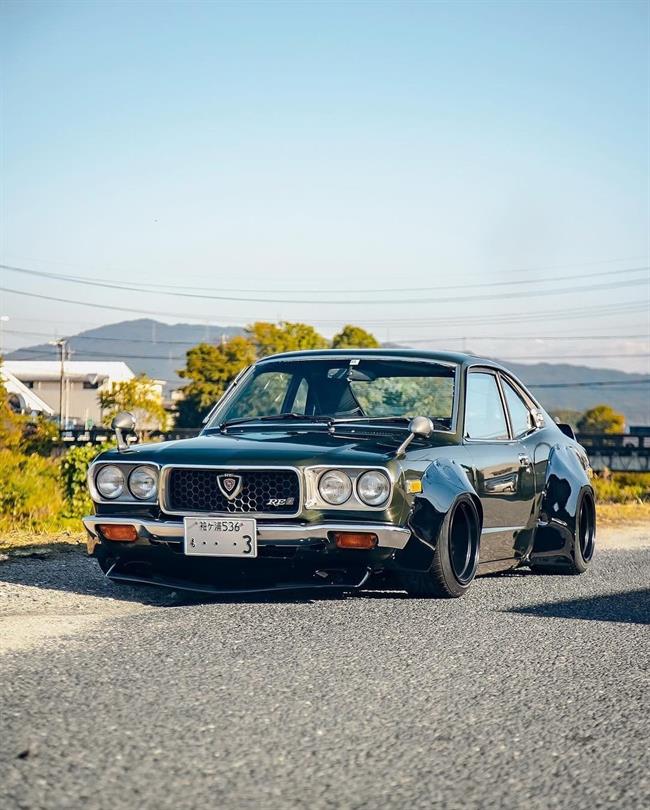 مزدا RX-3 با لمس هنری Liberty Walk