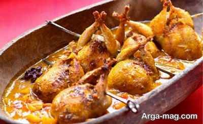 طرز تهیه بلدرچین پرتقالی