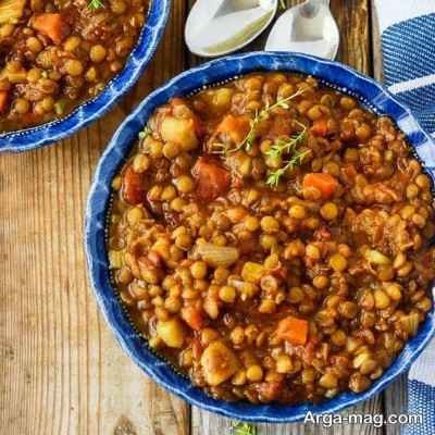 طرز تهیه قلیه عدس مقوی و خوشمزه