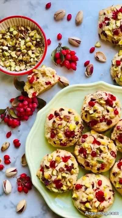 طرز تهیه کوکی زرشک خوشمزه خانگی