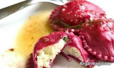 طرز تهیه راویولی چغندر سالم و خوشمزه