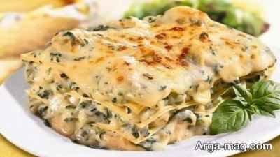 طرز تهیه لازانیا مرغ و قارچ لذیذ و محبوب